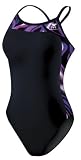 TYR Girl's Shockwave Splice Diamondback Suit,Purple,26