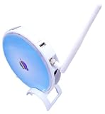 SAPIDO 3G Wireless N WiFi Broadband Router-Wide Coverage Wireless 4 Port LAN Router for 3500 square feet space, two 5dBi high gain antennas