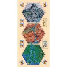 Family Board Games Settlers of Catan - The Great River Expansion by Family DVDs