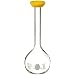 Kimble Kimax Borosilicate Glass Class B Volumetric Flask, with Snap Cap