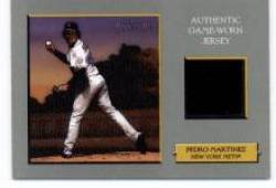 2006 Topps Turkey Red Relics #PM Pedro Martinez JSY - New York Mets (Piece of Authentic Jersey) (Baseball Cards)