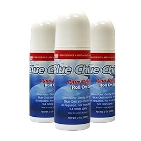 Roll On Pain Relief Contains 4% Lidocaine - Relieve Muscle and Joint Pain Quickly - Buy 2 Get 1 Free! - Blue Chill
