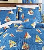 Sailing Boats - 4pc Nautical Comforter Bedding Set - Queen Size