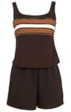 Banded Shortini Swimsuit - Plus Size Swimwear Plus Size Swimsuits