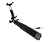 ExoPod Aluminum Selfie Stick Wired Monopod with Built-in Shutter for iPhone 6, 6 Plus, iPhone 5S/5, Galaxy S6, S6 Edge, Galaxy Note 4, LG G4/G3, and Other Smartphones (Black)