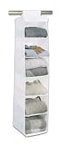 White Polypropylene 6 Shelf Organizer