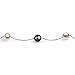 Bling Jewelry 925 Silver MultiColor Freshwater Cultured Pearl Tin Cup Necklace