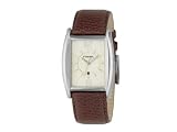 Fossil Gents Dress, Genuine Brown Leather Strap, Champagne Dial