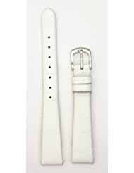 Ladies Genuine Italian Leather Watchband White 16mm Watch Band - by JP Leatherworks