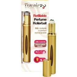 TRAVALO TOUCH ROLLERBALL Refillable Fragrance Atomizer Touch Rollerball, Gold