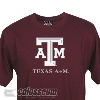 Buy Texas A&M Aggies Team Color Logo T-Shirt by Colosseum Athletics