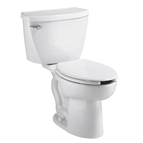 American Standard 2467.136.020 Cadet Flowise Right Height Elongated Pressure Assisted Two Piece Toilet with Bedpan Slots, White