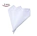 MileyMarla Ladies Embroidery Cotton White Handkerchiefs Lace Wedding HankiesA-3pcs