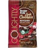Golightly Sugar Free Just Chocolates Hard Candy - 4 OZ, 12 Packs/Case