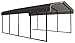 Arrow 12 x 29 x 7-Foot Heavy Duty Galvanized Steel Metal Multi-Use Shelter, Shade, Carport, 12