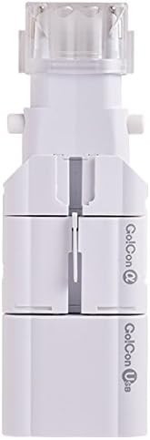 ROAD WARRIOR Gocon Plus USB 1.5A SD104WH Universal World Travel Adapter with Slim USB Charger.Well-qualified Designed in Japan.Can be charged iPad, iPhone and Other Devices in Over 150 Countries.White