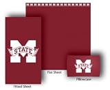 Mississippi State Bulldogs Twin Size Sheet Set