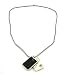 Kenneth Cole Reaction Double Dog Tag Chain Necklace