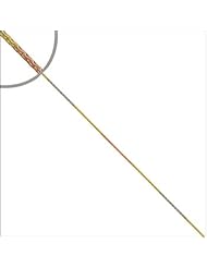 14k Tricolor Gold, Rounded Spiga Wheat Chain Necklace 0.8mm Wide