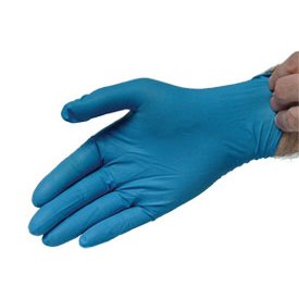 Disposable Nitrile Gloves - Large Powdered