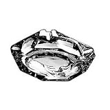 ASHTRAY SQUARE 4 5/8, CS 3/DZ, 07-0824 ANCHOR HOCKING CORP. TABLETOP