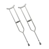 Drive Medical Bariatric Heavy Duty Crutches, Gray, Tall Adult