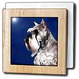 Schnauzer - 6 Inch Tile Napkin Holder