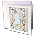 Rich Diesslin The Cartoon Old Testament - Exodus 1 6 14 Multiply and Divide Bible pharaoh hebrews multiply divide birds and bees reproduction - Greeting Cards-12 Greeting Cards with envelopes