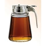 ESSENTIALS SYRUP DISPENSER ESSENTIALS FOR HOME GLASS SYRUP DISPENSER