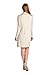 82 Days Women'S Rayon Span Basic Round Neck Long Sleeves Dress - Solid