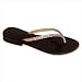 Women's Swarovski Crystals Classic T Flip Flop in Pink Ruby