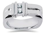 0.30 ctw Men's Diamond Ring in Platinum