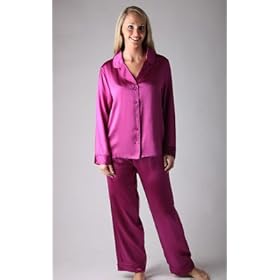 Women's 100% Silk Pajamas Set, Exclusive Sleepwear for Women by Mystic Clothing