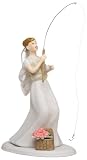 Weddingstar Fishing Bride Mix & Match Cake Topper - Caucasian