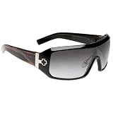 Spy Haymaker Men's Sunglasses - Black Red Plaid Frame / Black Fade Lens