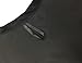 XMW Multipurpose Classic Hair Styling Salon Cape with Snaps Closure, Black