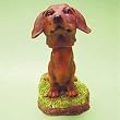 Mini Bobble Head Dog Dachshund