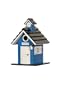 Le Petit Chalet LPC-12134B Town Hall Bird House - Blue