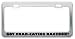 Got Crab-Eating Raccoon? Animals Pets Metal License Plate Frame Holder Border Tag