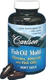 Carlson Labs Fish Oil Multi, Vitamins Minerals and Fish Oils, 120 Softgels
