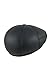 Zavelio Men's Leather Shearling Sheepskin 5 Panel Ivy Driving Cap
