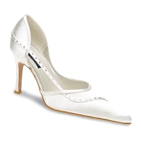 satin wedding shoes