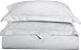 Clara Clark 3 Piece Duvet Cover Set with Pillow Shams, Cal-King, White
