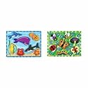 Melissa & Doug Sea Life and Insects Wooden Chunky Puzzle Bundle