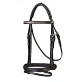 Stubben Flash Cav Pad Bridle Cob Silver Rope