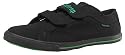 Firetrap Mens Menace Velcro Canvas Pumps Black/Green