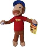 Curious George with Baseball Hat, 9 Inch Plush