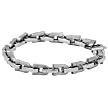 Stainless Steel Polished Bracelet - 8.5'' long