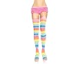 Acrylic neon rainbow thigh highs