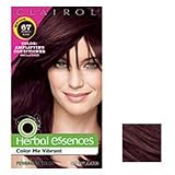 Clairol Herbal Essence Hair Color Bronzed Rubies Dark Burgundy Brown # 67 - 1 Kit.